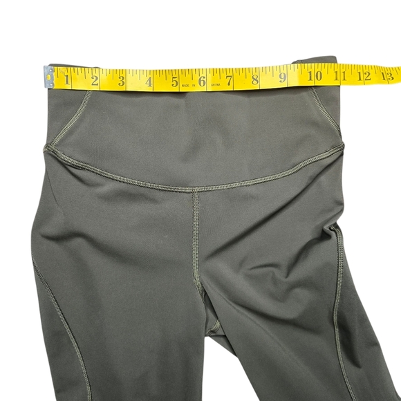 Lululemon Fast And Free Leggings Grey Size 4 LW5DKHS Dark Raw Ankle - Picture 3 of 10